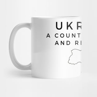 Ukraine A Country of Hope and Resilience Mug